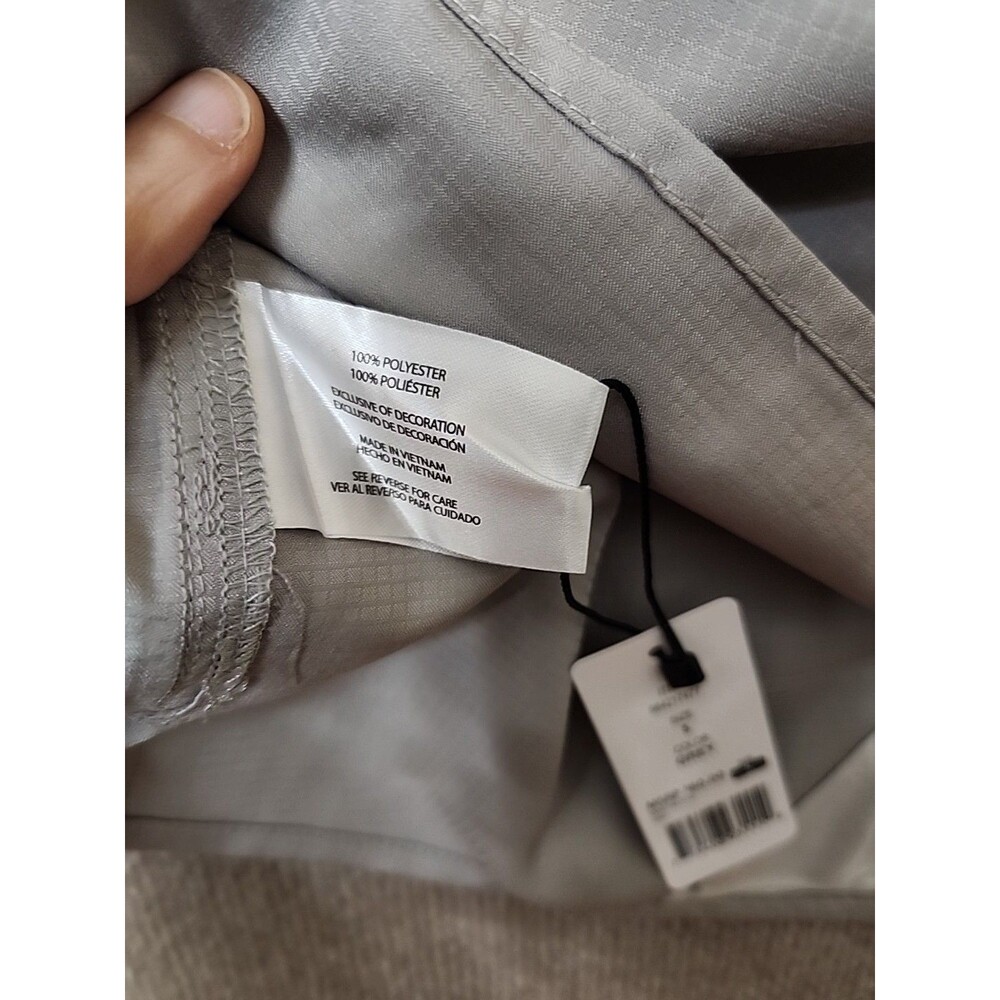Eddie Bauer Tech Shirt Men S Gray Woven Vented Fishing Outdoor Lightweight NEW - Picture 8 of 9
